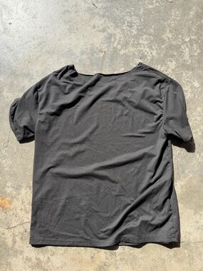 Women's Black Short Sleeve Crew Tee